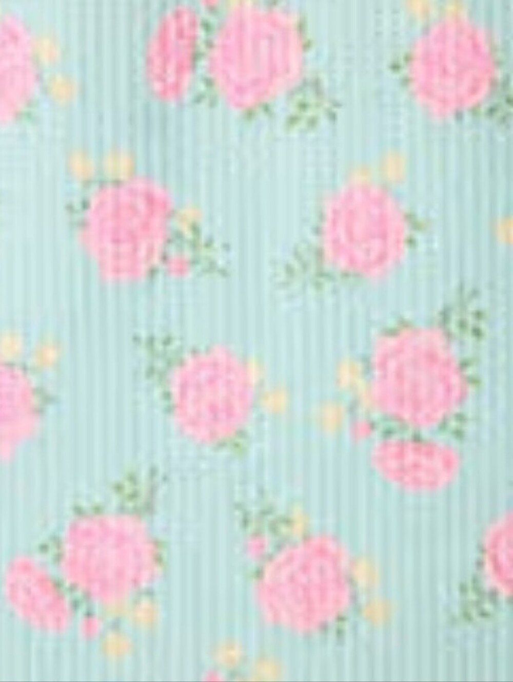 P.J. Salvage Secret Garden Striped Floral Knit Pajama Set In Pink Mint, NWT, XL - Picture 6 of 6